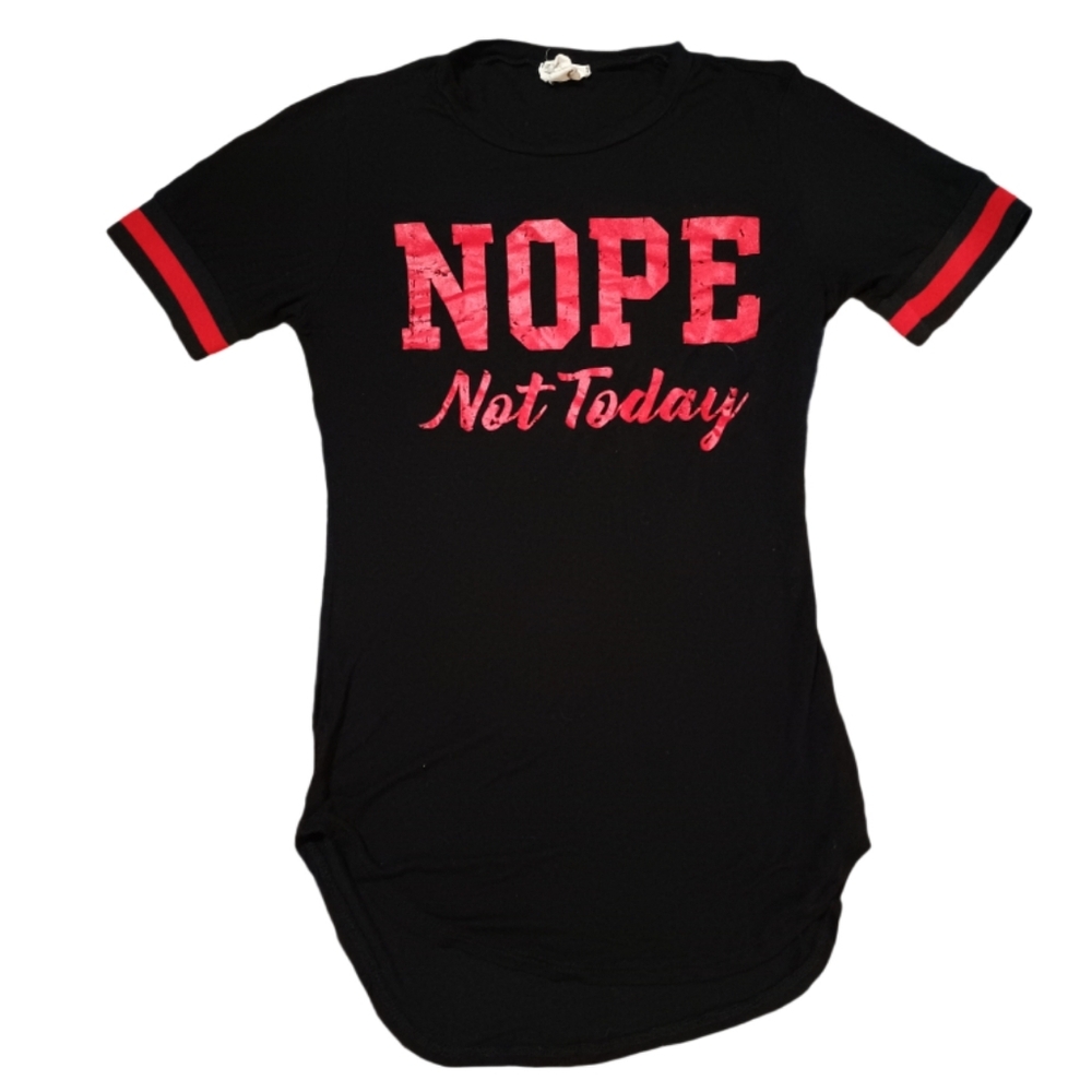 DIRTEE LAUNDRY Nope Not Today Graphic T-Shirt